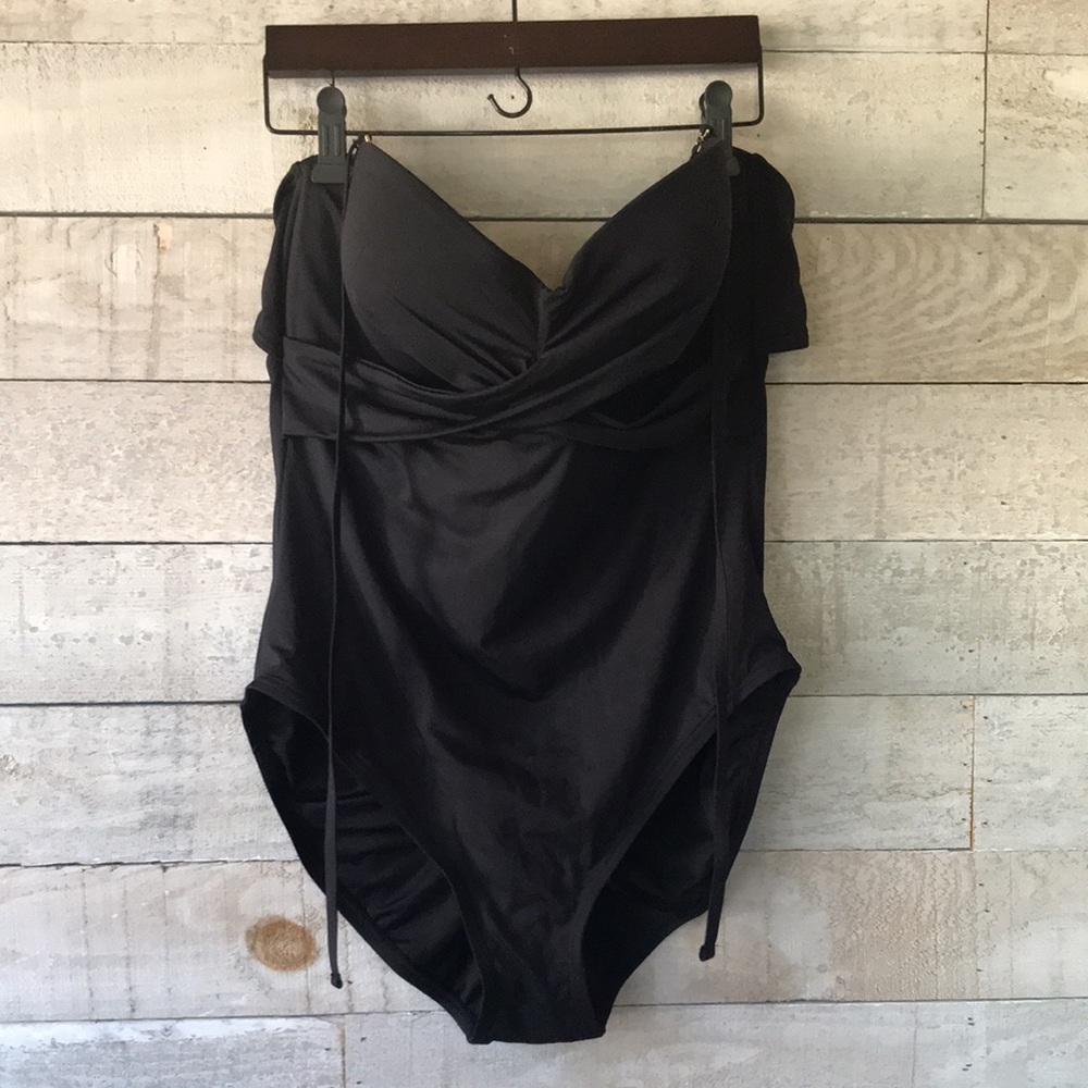 Kate Spade Black One Piece bathing suit